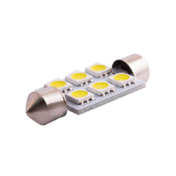 LED car lamp S85-39mm-6pcs 5050 white 24V LEDUA