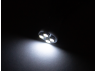 LED car lamp T10-3528-4smd white 24V LEDUA