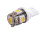 LED car lamp T10-5050-5smd white 24V LEDUA