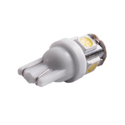LED car lamp T10-5050-5smd white 24V LEDUA