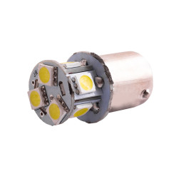 LED car lamp T25-5050-8SMD 1156 white 24V LEDUA