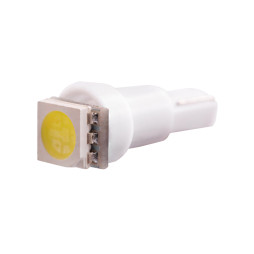 LED car lamp T5-5050-1smd white 24V LEDUA