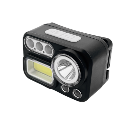 Flashlight 4 colors, on the head /LMF9339 with USB cable Lemanso