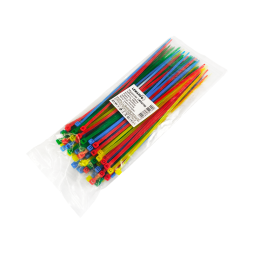 Assorted colored cable ties 200x4mm (100pcs.) LMA2756 Lemanso
