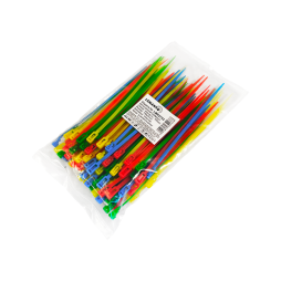 Assorted colored cable ties reusable 150x4mm (100pcs.) LMA2753 Lemanso