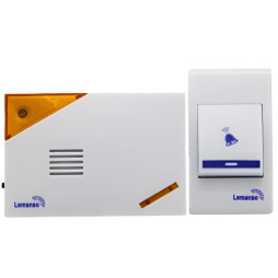 Doorbell Lemanso 12V LDB39 white with orange
