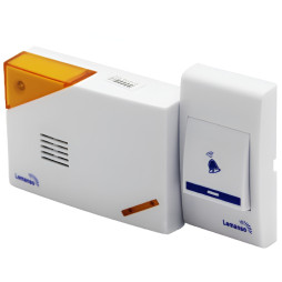 Doorbell Lemanso 12V LDB39 white with orange