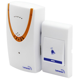 Doorbell Lemanso 12V LDB41 white with orange