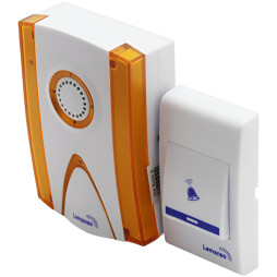 Doorbell Lemanso 12V LDB43 white with orange