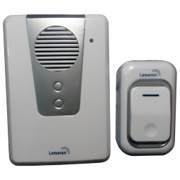 Doorbell Lemanso 230V LDB16 white with gray