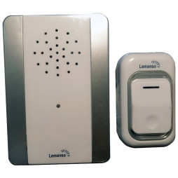 Doorbell Lemanso 230V LDB17 white with gray
