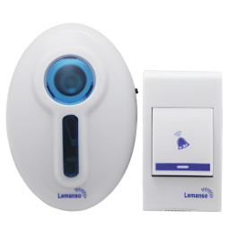 Doorbell Lemanso 230V LDB45 white with blue
