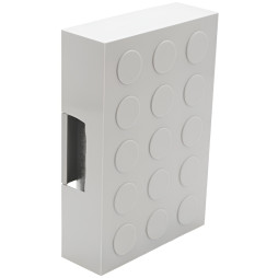 Mechanical bell ding-dong Lemanso 230V LDB30 large white