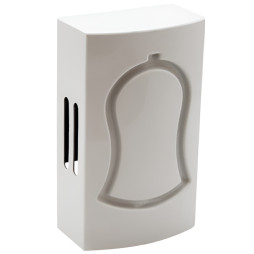 Mechanical bell ding-dong Lemanso 230V LDB32 white