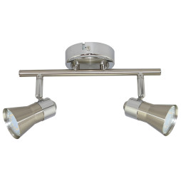 Spot Lemanso ST186-2 double GU10/50W matte chrome