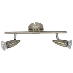 Spot Lemanso ST187-2 double GU10/50W matte chrome