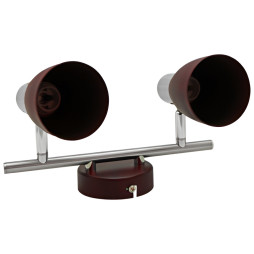 Spot Lemanso ST196-2 double E14/40W cherry