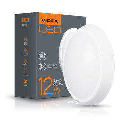 LED lamp IP65 oval VIDEX 12W 5000K white touch