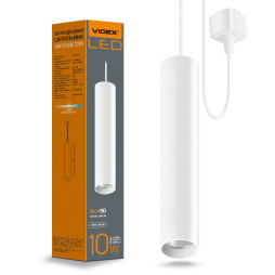 LED lamp VIDEX 10W 4100K white pendant track light