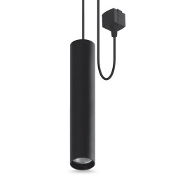 VIDEX 10W 4100K black pendant track light VL-ST-10034B