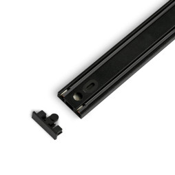 VIDEX magnetic track surface mounted 1m black VL-TRMS-FTS10B