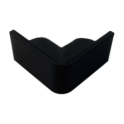 AL-06 corner connector black LEDUA (3D printing)