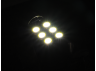 LED car lamp S85-36mm-6smd 3030 white 12V LEDUA