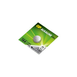 Alkaline watch battery AG1/164 round GP