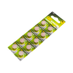 Alkaline watch battery AG13/A76 round GP