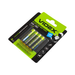 Alkaline battery AAA/LR03 (micro finger) (pack of 4) Videx