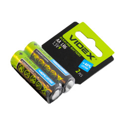 Alkaline battery AA/LR6 (finger) (pack of 2) SHRINK CARD Videx