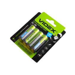 Alkaline battery AA/LR6 (finger) (pack of 4) Blister Card Videx
