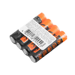 Alkaline battery AAA/R03 (microfinger) (pack of 4) Videx