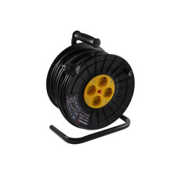 Coiler-coil LMK72004 4 sockets 50m 16A c/c overload protection, maximum voltage 800-3000W Lemanso