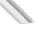 Aluminum profile for LED strip AL-15-1 3 meters anodized surface LEDUA