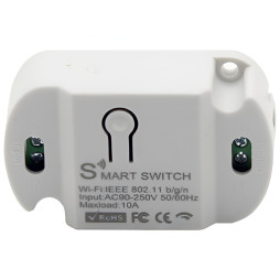 Wireless control module with WI-FI without energy meter 10A Lemanso LM6376 Smart home Tuya small