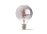 LED lamp VIDEX Filament G95FGD 4W E27 2100K dimmable graphite