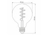 LED lamp VIDEX Filament G95FGD 4W E27 2100K dimmable graphite