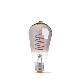 LED lamp VIDEX Filament ST64FGD 4W E27 2100K dimmable graphite