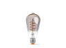 LED lamp VIDEX Filament ST64FGD 4W E27 2100K dimmable graphite