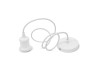 Decorative pendant lamp VIDEX VL-PD116IW E27 1.1m Metal white