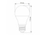 Sensor LED lamp VIDEX A60e 10W E27 4100K with light sensor