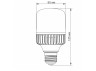 LED lamp VIDEX A65 20W E27 5000K
