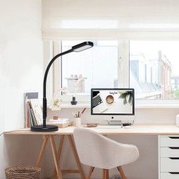 LED floor lamp black VIDEX TF07B 14W 3000-5500K