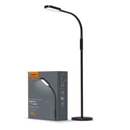 LED floor lamp black VIDEX TF07B 14W 3000-5500K
