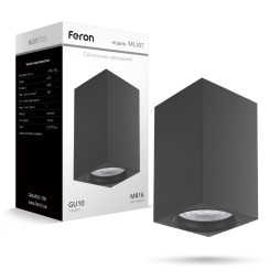 Surface-mounted lamp Feron ML307 under the lamp, black