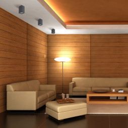 Surface-mounted lamp Feron ML307 under the lamp, black