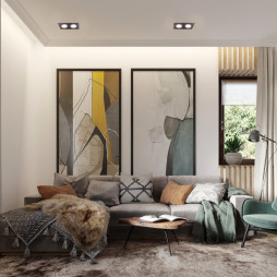 Built-in swivel lamp Feron DL6222 under the lamp black