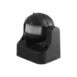 Wall-mounted motion sensor black 180* 1200W 220-240V #01/2