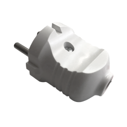 White plug without grounding LMA063 Lemansault